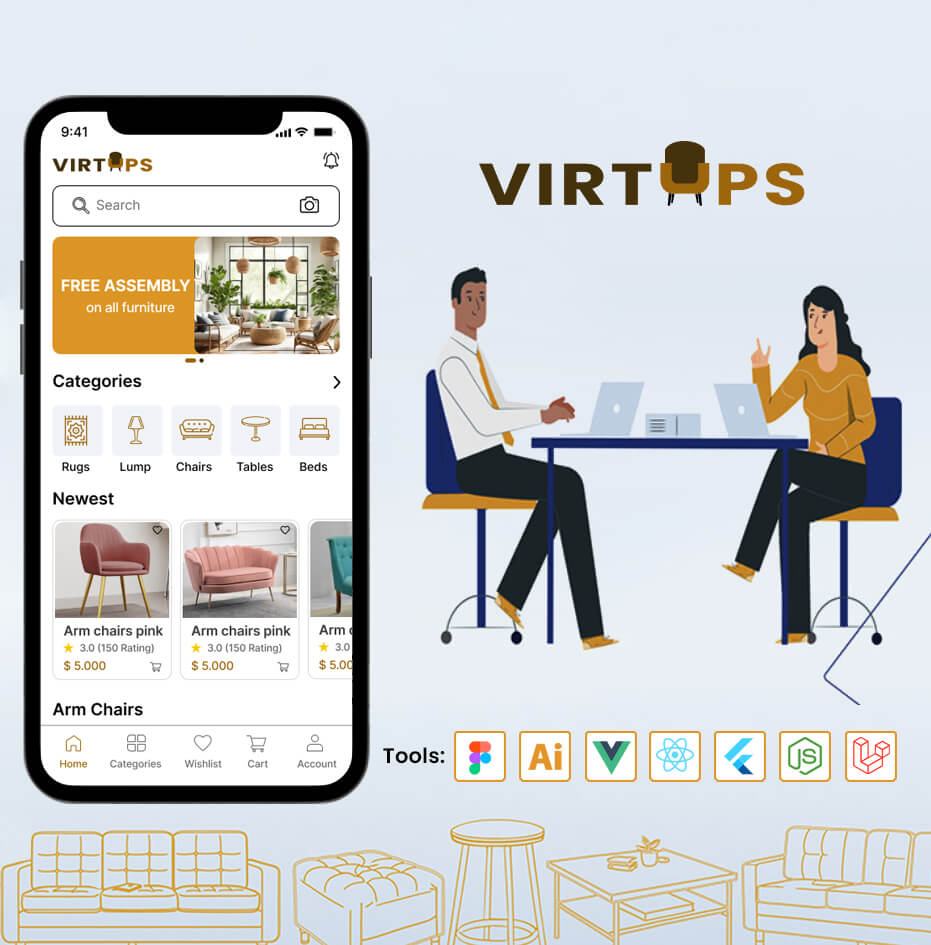 Furniture-Mobil-APP-Virtups
